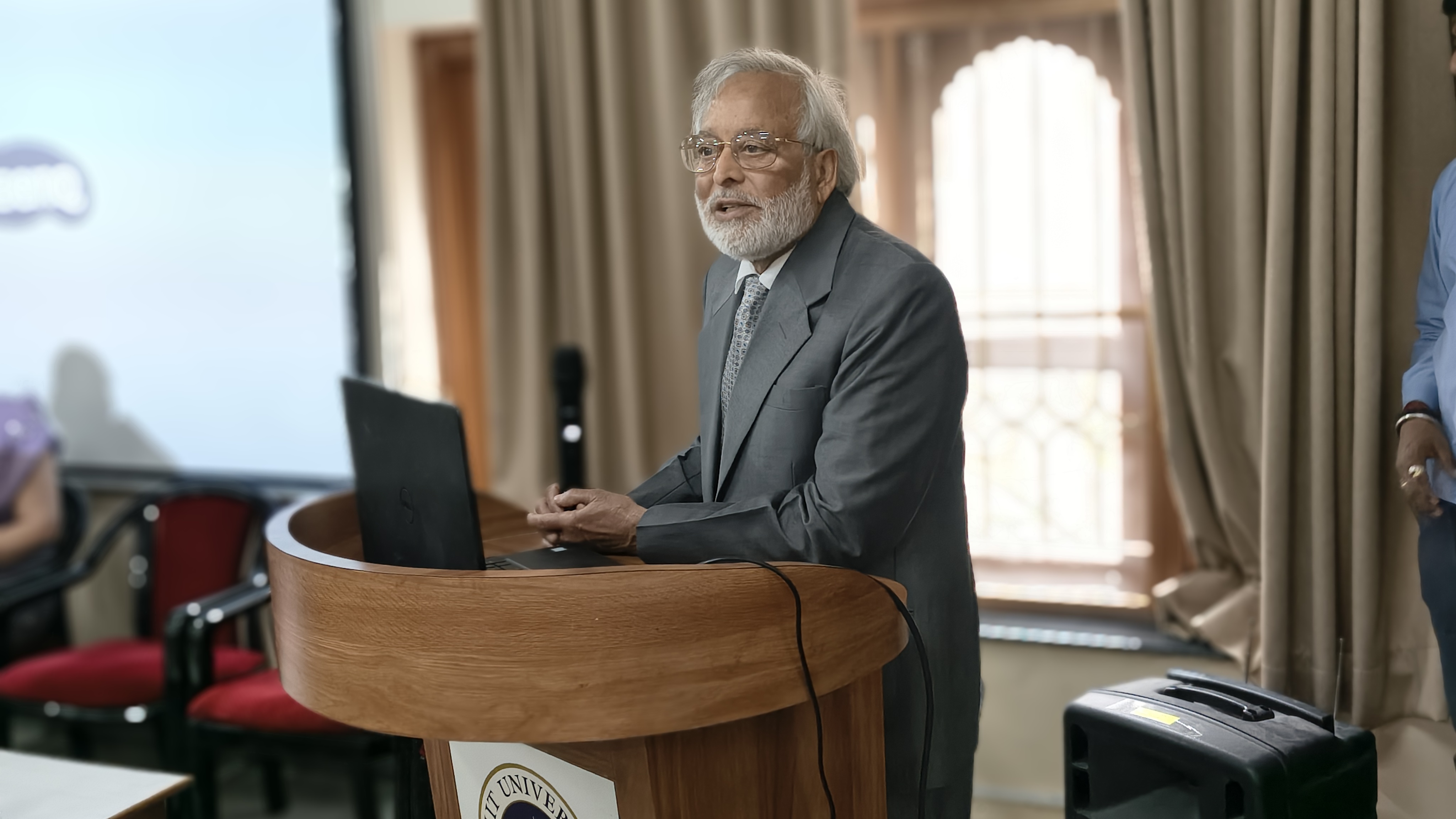 Prof. Dubey Lecturing